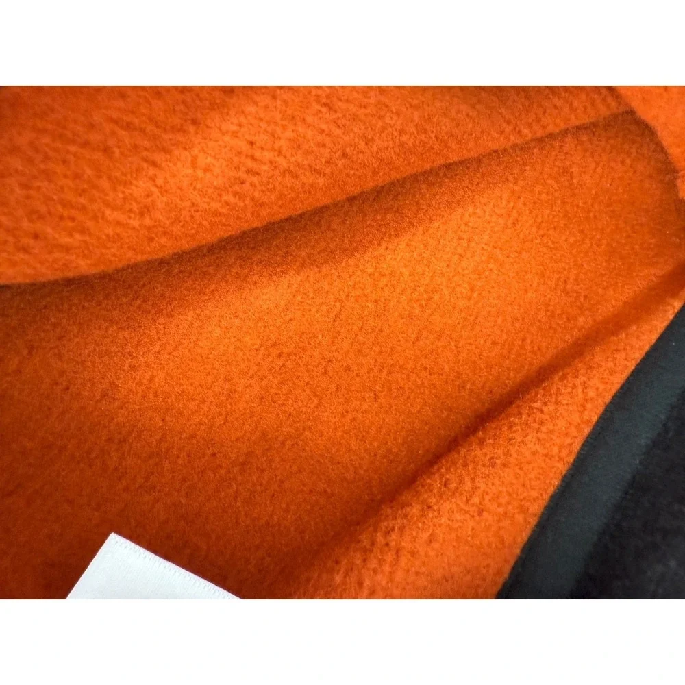 The‎ North Face Gordon Lyons 1/4 Zip Orange Gray Fleece Pullover Knit Jacket XL